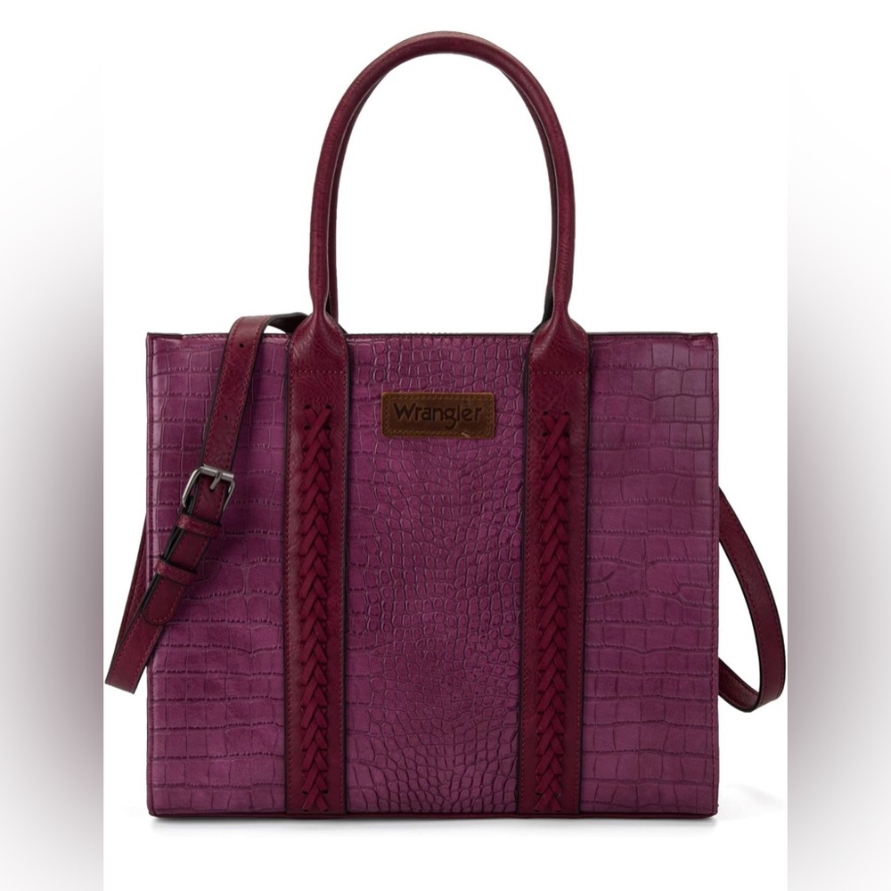 Wrangler Large Tote Bag Purse Top-Handle Western Handbags with Strap